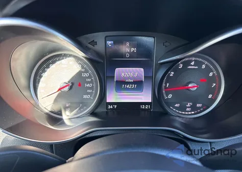 2017 Mercedes-Benz C 300 Sport 4Matic from USA, damaged, VIN 55SWF4KBXHU193395